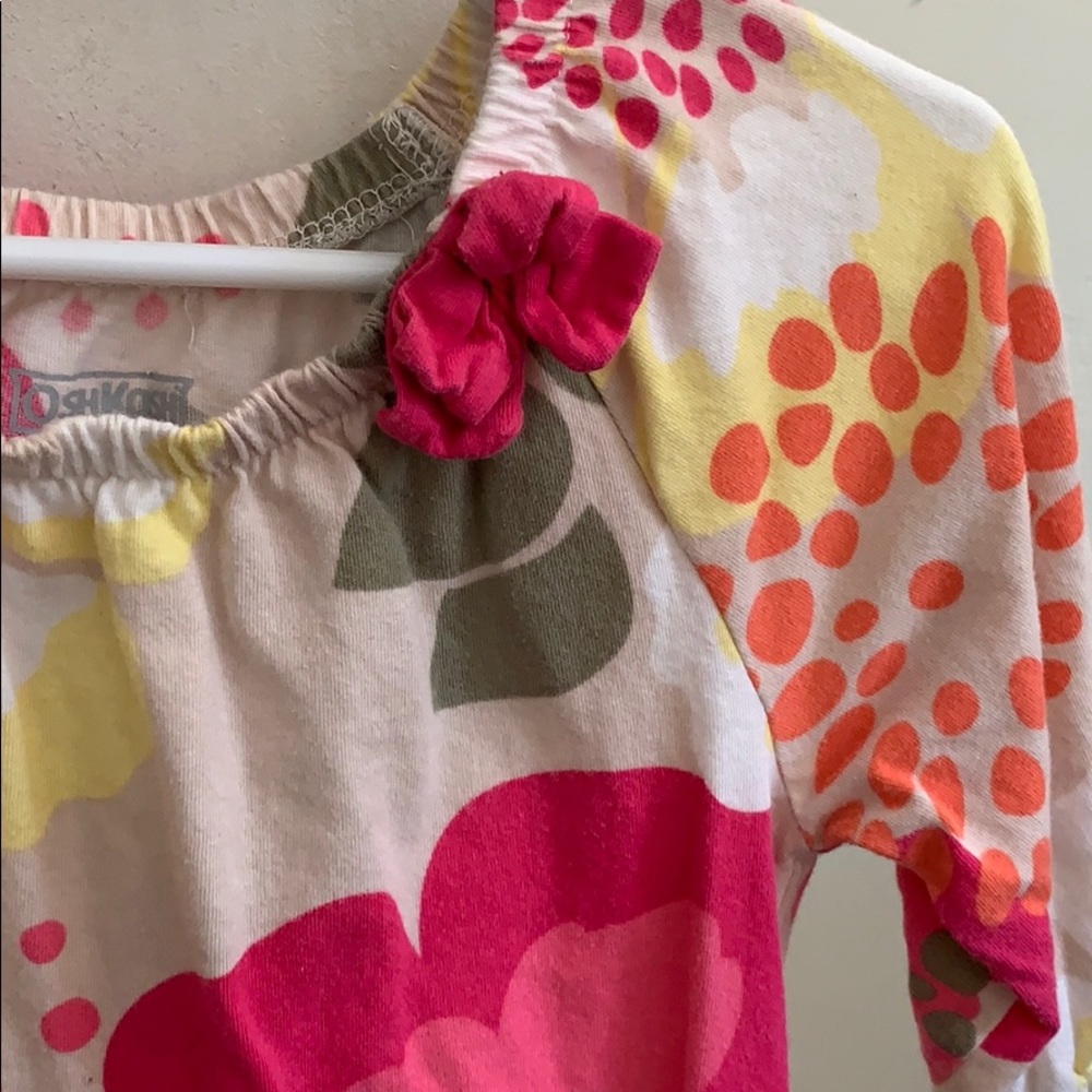 Girls’ cotton floral dress